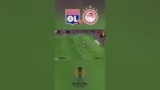 Lyon vs Olympiacos Highlights Thrilling Match Recap [upl. by Grannia]