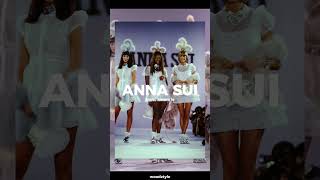 ANNA SUI spring summer 1994 fashion style fashionshow fashionweek supermodels fyp viral [upl. by Harrod]