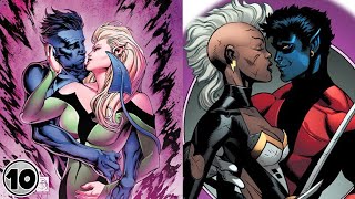 Top 10 Superheroes Who Hooked Up With Nightcrawler [upl. by Nosnev]