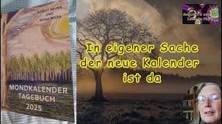 MondART in eigener Sache Vorankündigung des neues Kalenders mit Blick ins Buch [upl. by Neillij]