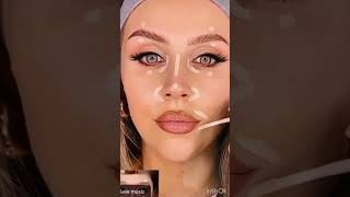 Face contour hack😍 beetlejuice makeup beutyhack contourhack youtubeshorts youtubefeed ytshort [upl. by Andriana]