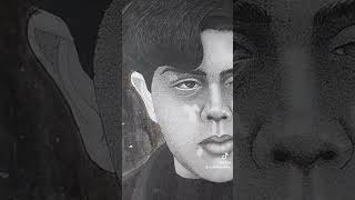 Pugsley Addams timelapse art drawing painting artist [upl. by Aciraa856]