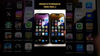 iPhone 11 VS iPhone 15Speed Test viralshort shorts [upl. by Akcired]