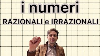 Numeri razionali e irrazionali differenze [upl. by Aizirk114]