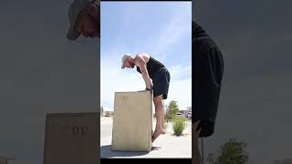 Box Handstand Press Drill Made Easier with Slider [upl. by Alage587]