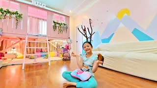 Epic Room Makeover 🌈 Bugs Room Tour [upl. by Lyrej]