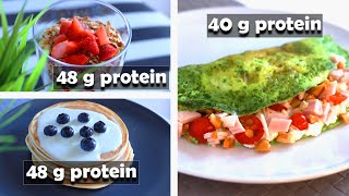 4 high protein breakfast for weight loss [upl. by Kimmel469]