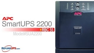 RBC55 Battery Replacement for APC SmartUPS 2200 [upl. by Frentz842]