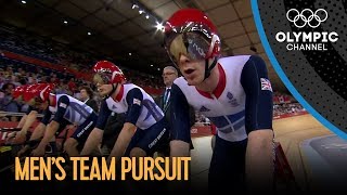 Team GB Set New Team Pursuit World Record  London 2012 Olympics [upl. by Eciram392]