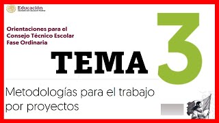 TEMA 3 METODOLOGIAS PARA EL TRABAJO POR PROYECTOS [upl. by Jacquenetta]