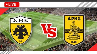 🔴 AEK Athens vs Aris Thessaloniki LIVE Match Score Streaming Full HD  Greek Super League 2023 [upl. by Carpenter919]