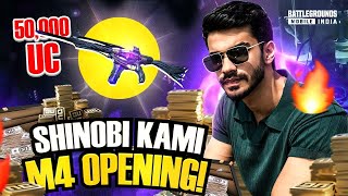 50000 UC SHINOBI M4 CRATE OPENING  SNAX GAMING [upl. by Kassi]