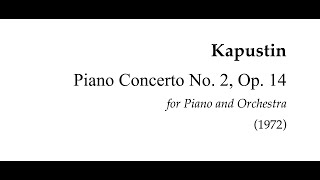 Kapustin  Piano Concerto No 2 Moscow Jazz OrchestraA Bu Live Recording [upl. by Reiter]