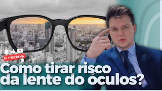 Como tirar riscos das lentes do óculos [upl. by Heins]