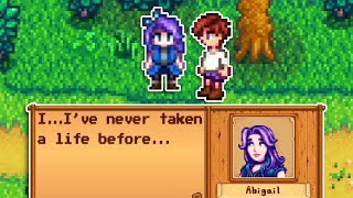 When Abigail Commits A Murder In Stardew Valley [upl. by Uolyram974]