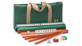 American Mahjong Set quotHuntingtonquot with Mineral Green Soft Case [upl. by Yelac]