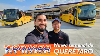 La NUEVA terminal de autobuses de TORNADO BUS en Queretaro [upl. by Neicul]