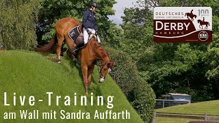 LiveTraining am Wall 😱  mit Sandra Auffarth  Jubiläum 100 Jahre Hamburger Derby [upl. by Ihcego]