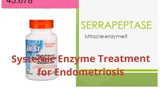 Serrapeptase removed ENDOMETRIOMA  Miracle Enzyme [upl. by Aydiv]