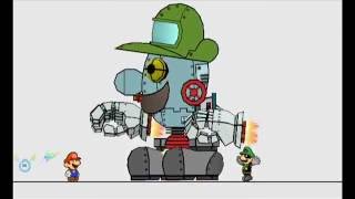 Super Paper Mario Boss 13  Brobot Ltype [upl. by Llennehc]