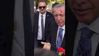 Erdoğan Balkanlar’ın en büyük camisi olan Namazgah Camii’nin açılışında coşku ile karşılandı [upl. by Ydissahc230]