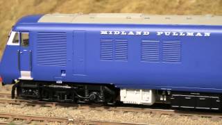 Bachmann Midland Pullman 6car set  OO Scale in Nanking Blue  DCC Fitted [upl. by Anawed]