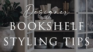 How to Decorate a Bookshelf  Styling the Perfect Bookcase  Suzie Anderson Home [upl. by Oatis]