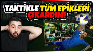 TAKTİKLE TÜM EPİKLERİ ÇIKARDIM 105 BUFFON amp 104 SEEDORF amp AMBROSINI TOP AÇILIMI eFootball 2025 [upl. by Akeimat426]