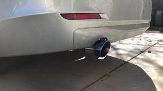 F30 2013 BMW 320i Muffler Delete cold start [upl. by Burta]