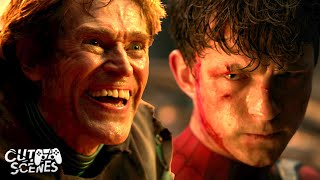 FINAL FIGHT SpiderMan vs Green Goblin  SpiderMan No Way Home Tom Holland Willem Dafoe [upl. by Miles871]