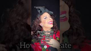 How To Create Tight Curls With Sponge Rollers [upl. by Kaleena]