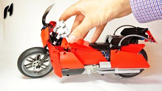 How to Build the Touring Motorcycle Lego Technic [upl. by Abagail]