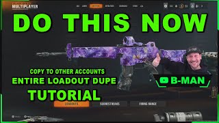 BO6 Glitch THE TUTORIAL  ENTIRE LOADOUT DUPLICATION GLITCH  CAMO DUPE  PERK DUPE  AND MORE [upl. by Hendricks956]