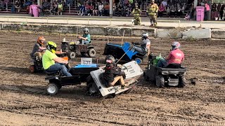 42724 Griggsville Spring Demo Derby Lawnmowers [upl. by Opiuuk]