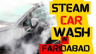 Interior Steam car wash  save your car steamwash detailing steamer watersave [upl. by Valeda588]