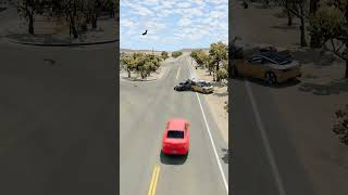 Realistic Highway Car Crashes 90  BeamNGdrive [upl. by Adelle]