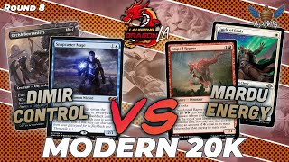 Dimir Control vs Mardu Energy  MTG Modern  MXP Los Angeles Modern 20k  Round 8 [upl. by Novyaj914]