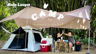 【CAMPING VLOG 2】Hammocks By The River  入職前的第二露 [upl. by Maurine]