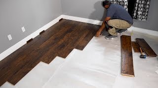 How to Install Laminate Flooring for beginners [upl. by Lednek]