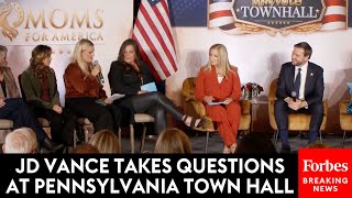 FULL TOWN HALL JD Vance Takes Questions From Moms At MomVote Town Hall In Pennsylvania [upl. by Torrence158]