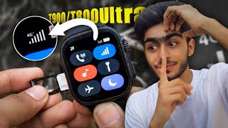 How To Insert Sim in T800T900 Ultra Smart Watch 2023  How to Put Sim Card in T900 Ultra  You Look [upl. by Lrac]