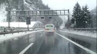 DRIVEWAY to Gotthard Tunnel 17km Switzerland [upl. by Noirret805]