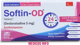 SoftinOD tablet uses in urdu  Desloratadine tablet uses in urduHindi  Benefits Side effects [upl. by Ailemak]