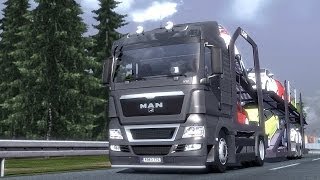 MAN TGX Cartransport  v161 ETS 2 Mod  Download [upl. by Einned831]