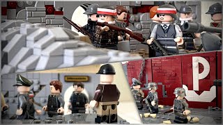 LEGO WW2 Warsaw Uprising History  August  October 1944 in 3 LEGO MOC Scenes [upl. by Kacy]