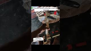 Bat50 Handle sound amp Shoulder crack got repaired trending cricket batrepair vizag meerut [upl. by Marciano874]