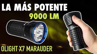 Olight X7 Marauder la Linterna MÁS POTENTE 9000LM  Review [upl. by Eastlake]