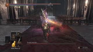 Pontiff Sulyvahn NG40 Lothric Knight Greatsword Dark Souls III [upl. by Jonette]