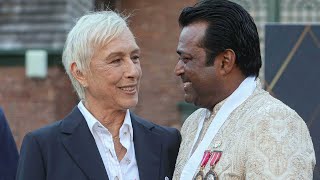 Watch Martina Navratilova inducts Leander Paes into 2024 International Tennis Hall of Fame [upl. by Holmes786]