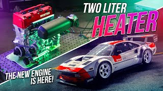 The HondaSwapped Ferrari gets a new heart An INSANE 2liter K20 [upl. by Esile]